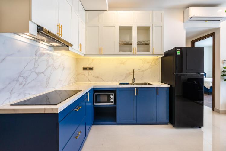 Phòng bếp căn hộ Saigon Royal Căn hộ Saigon Royal tầng trung, view nhìn ra hướng tòa nhà Bitexco