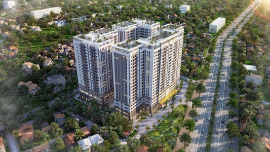 Căn hộ Lavita Charm, Quận Thủ Đức Officetel Lavita Charm tầng 5 diện tích 48.45m2, nội thất cơ bản.