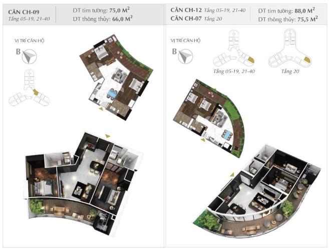 Bán] Căn hộ Sunshine Diamond River tầng cao, kèm nội thất cơ bản. | A0764968