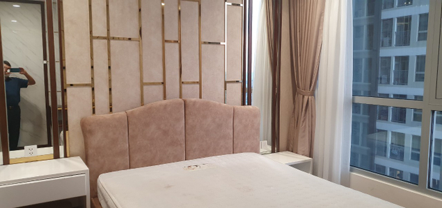  Căn hộ có 3 phòng ngủ Vinhomes Central Park tầng 33, đầy đủ nội thất. 