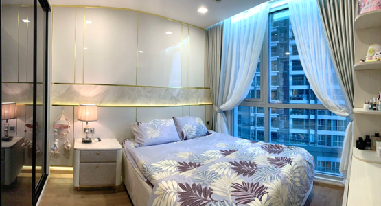 Căn hộ Vinhomes Central Park, Quận Bình Thạnh Căn hộ Vinhomes Central Park tầng 5 thiết kế 4 phòng ngủ, đầy đủ nội thất.