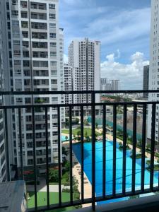 Ban công căn hộ Sunrise Riverside Căn hộ Sunrise Riverside tầng trung, đầy đủ nội thất