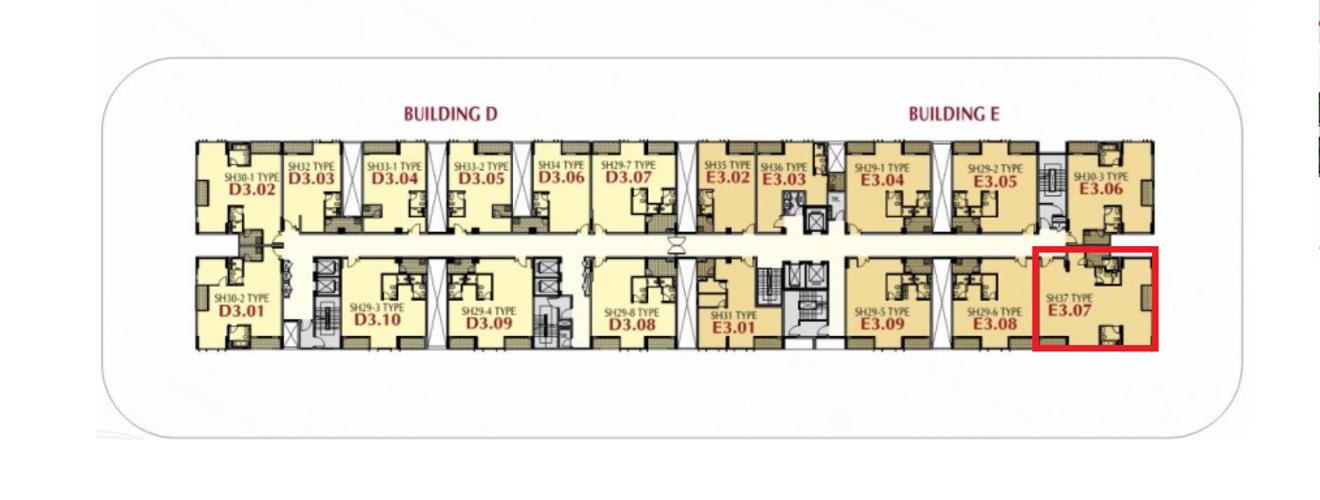 Layout shophouse Phú Mỹ Hưng Midtown Shop-house Phú Mỹ Hưng Midtown tầng thấp, diện tích 127m2.