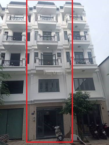 Mặt tiền nhà phố Quận 12 Nhà phố KDC Song Minh thiết kế 5 tầng kiên cố, không nội thất.