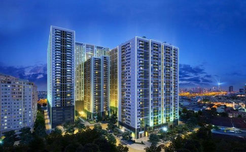 The Gold View, Quận 4 Căn hộ The Gold View tầng 20 thiết kế 2 phòng ngủ, đầy đủ nội thất.