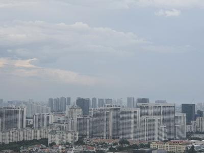 View căn hộ River Panorama, Quận 7 Căn hộ River Panorama tầng 30 view sông thoáng mát, không có nội thất.