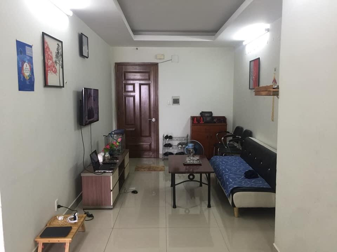 phòng khách căn hộ Belleza Căn hộ Bellaza Apartment diện tích 70m2, không gian thoáng đãng.