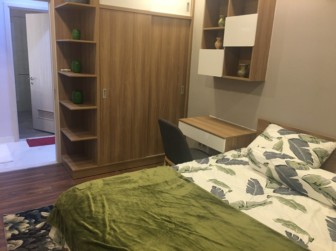 Phòng ngủ căn hộ Phú Mỹ Hưng Midtown, Quận 7 Căn hộ Phú Mỹ Hưng Midtown thiết kế 2 phòng ngủ, đầy đủ nội thất.