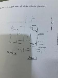 Thông tin bản vẽ nhà phố Nhà phố Quận 11 hướng Nam hẻm xe hơi, khu dân cư văn minh.