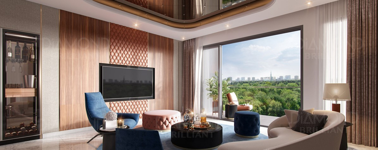 Nhà mẫu căn hộ Diamond Brilliant, Quận Tân Phú Căn hộ Diamond Brilliant tầng 4 thiết kế kỹ lưỡng, khu dân cư sầm uất.