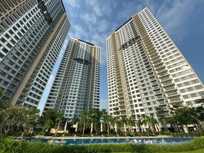Căn hộ Palm Heights, Quận 2 Căn hộ tầng 34 Palm Heights có 3 phòng ngủ, đầy đủ nội thất.