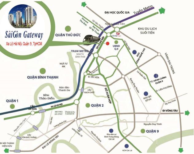 Saigon Gateway - Vị trí Saigon Gateway
