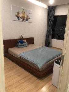 phòng ngủ căn hộ New City Thủ Thiêm Căn hộ tầng 25 New City Thủ Thiêm nội thất đầy đủ hiện đại