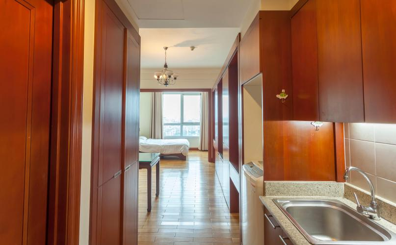 Căn hộ The Manor, Quận Bình Thạnh Studio The Manor tầng 15 view thành phố thoáng mát, đầy đủ nội thất.