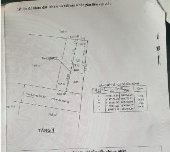 Bản vẽ nhà phố Quận Thủ Đức Nhà phố đường nhựa rộng 8m không ngập nước, kết cấu 1 trệt 3 lầu.