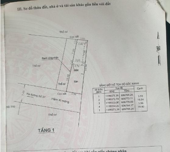Bản vẽ nhà phố Quận Thủ Đức Nhà phố đường nhựa rộng 8m không ngập nước, kết cấu 1 trệt 3 lầu.