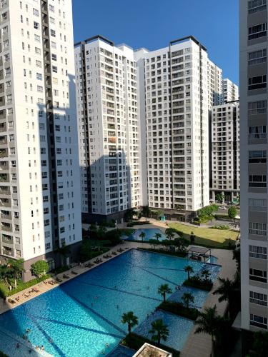 View căn hộ Sunrise Riverside, Huyện Nhà Bè Căn hộ Sunrise Riverside ban công hướng Đông, đầy đủ nội thất.