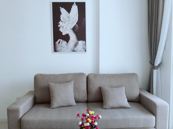 Phòng khách căn hộ Sunrise Riverside, Huyện Nhà Bè Căn hộ tầng 23 Sunrise Riverside đầy đủ nội thất, view thoáng mát.