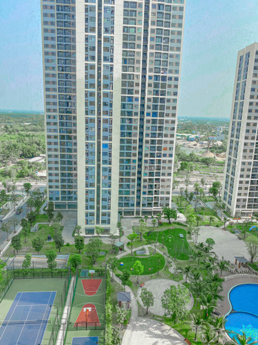 View căn hộ Vinhomes Grand Park, Quận 9 Căn hộ Vinhomes Grand Park hướng ban công đông nam đầy đủ nội thất diện tích 46.5m²