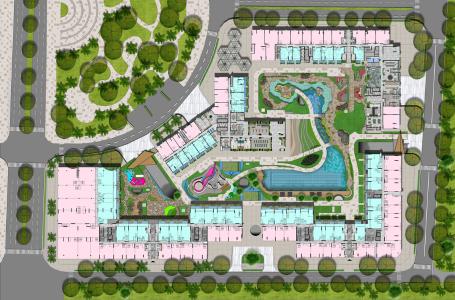 Layout West Gate Park Căn hộ West Gate Park hướng Đông Nam, nội thất cơ bản