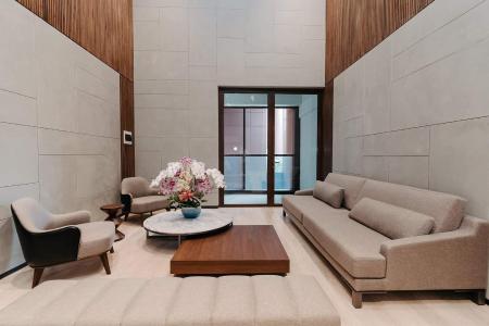 Nhà mẫu căn hộ The Metropole Thủ Thiêm, Quận 2 Căn hộ The Metropole Thủ Thiêm tầng 11 nội thất cơ bản, tiện ích đầy đủ.