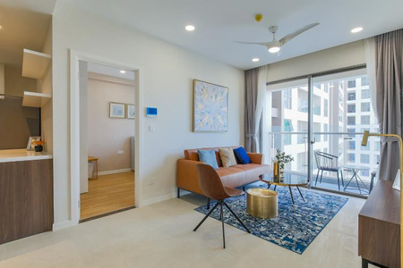 Căn hộ Masteri Millennium, Quận 4 Căn hộ Masteri Millennium hướng ban công tây bắc đầy đủ nội thất diện tích 75m²