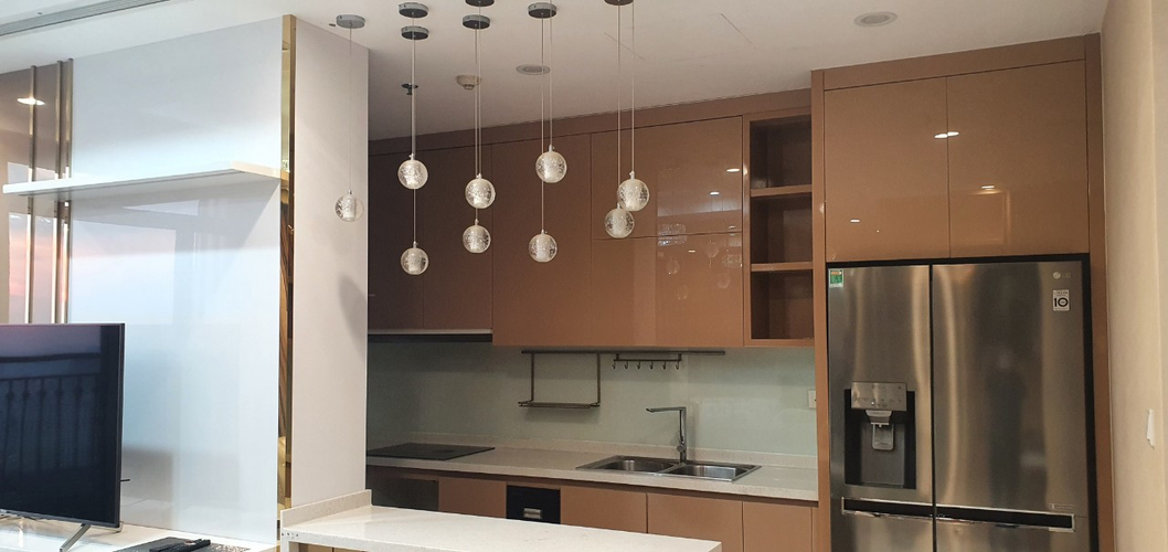  Căn hộ có 3 phòng ngủ Vinhomes Central Park tầng 33, đầy đủ nội thất. 