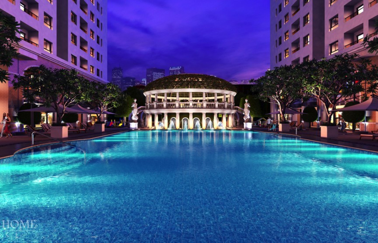 Tiện ích căn hộ Dream Home Palace, Quận 8 Căn hộ Dream Home Palace tầng 9 cửa hướng Bắc, nội thất cơ bản.