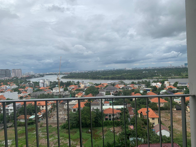 View căn hộ Masteri Thảo Điền, Quận 2 Căn hộ tầng 15 Masteri Thảo Điền diện tích 93.3m2, đầy đủ nội thất.