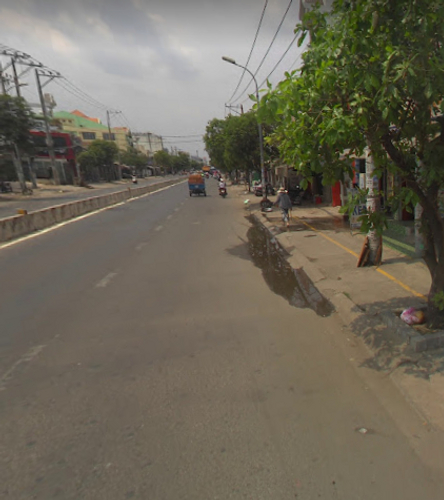 Đường trước nhà phố Huyện Nhà Bè Nhà phố KDC Sài Gòn Mới diện tích 52m2, bàn giao nội thất cơ bản.