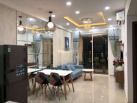 Căn hộ RichStar tầng cao view đón gió thoáng mát, đầy đủ nội thất.