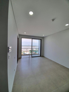 phòng khách căn hộ Sky89 Căn hộ Sky 89 An Gia tầng 26 bàn giao nội thất cơ bản, tiện ích đầy đủ.
