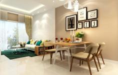 Centana Thủ Thiêm - Khu vực bàn ăn căn hộ mẫu A1