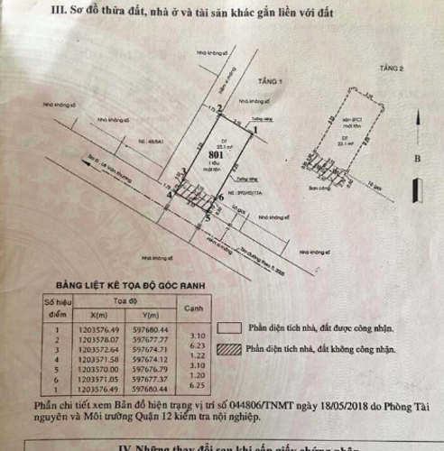 Bản vẽ nhà phố Quận 12 Nhà phố hướng Nam kết cấu 1 trệt 1 lầu thoáng mát, khu dân cư hiện hữu.