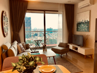 Căn hộ Masteri Millennium, Quận 4 Căn hộ Masteri Millennium hướng ban công đông bắc đầy đủ nội thất diện tích 65m²