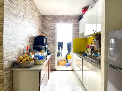 phòng bếp căn hộ City Gate Căn hộ City Gate tầng 9 view mát mẻ, đầy đủ nội thất.