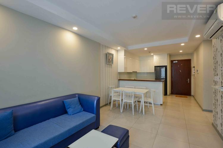 Phòng khách căn hộ THE GOLD VIEW Căn hộ The Gold View 2 phòng ngủ, tầng 23, đầy đủ nội thất