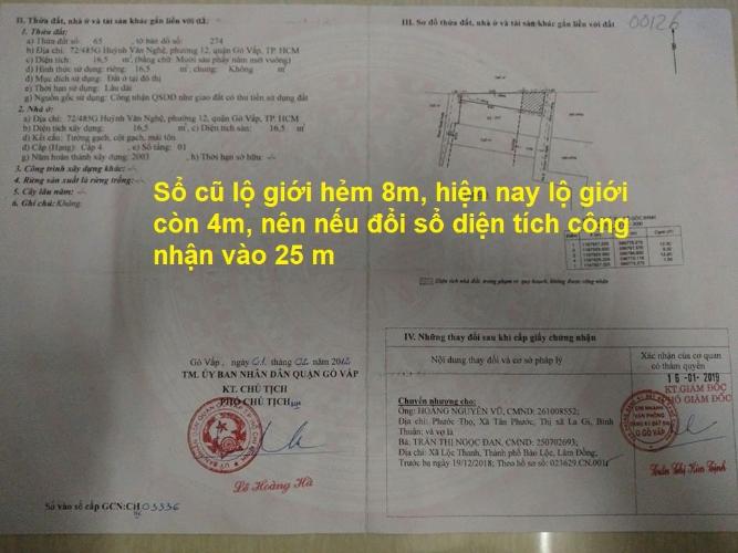 Bản vẽ Nhà phố hẻm bê tông sạch sẽ, hướng Đông, dân cư an ninh.  