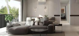 Palm City - Phòng khách căn hộ mẫu