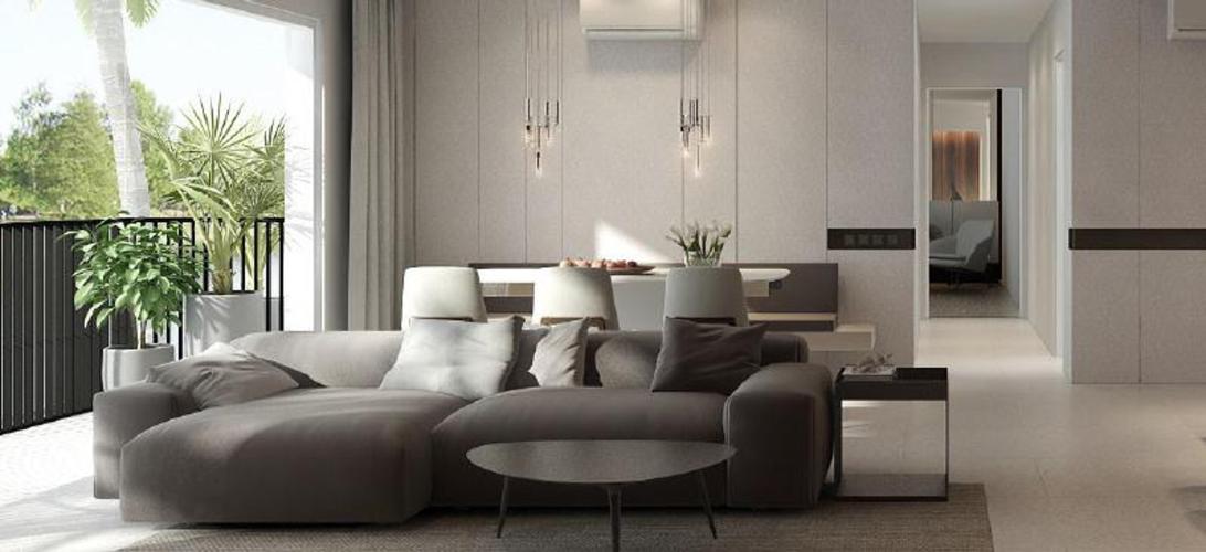 Palm City - Phòng khách căn hộ mẫu