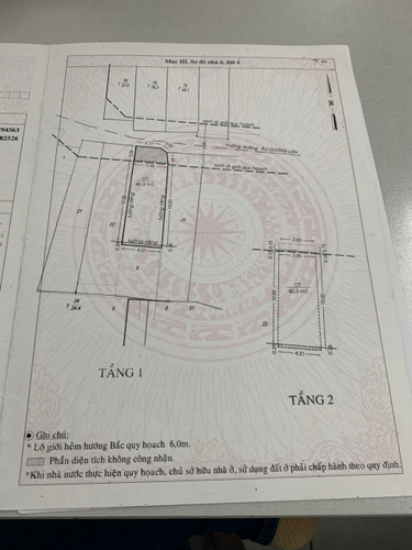 Bản vẽ nhà phố Quận 8 Nhà phố hẻm xe hơi đường Âu Dương Lân, kết cấu 1 trệt, 2 lầu kiên cố.