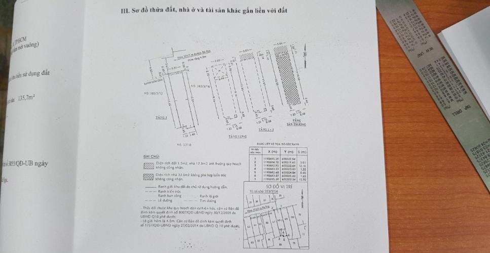 Bản vẽ nhà phố Bà Hạt, Quận 10 Nhà phố hẻm quận 10, khu dân cư an ninh, bàn giao sổ hồng riêng.