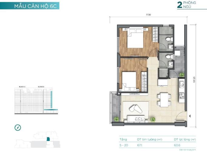 Layout D'Lusso Quận 2 Căn hộ D'Lusso tầng thấp. bàn giao nội thất cơ bản.