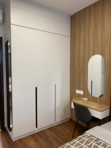 Phòng ngủ One Verandah Quận 2 Căn hộ One Verandah view thành phố, nội thất tiện nghi.