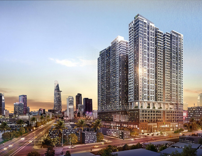 Soho Residence, Quận 1 Căn hộ Soho Residence cửa hướng Đông Bắc, không có nội thất.