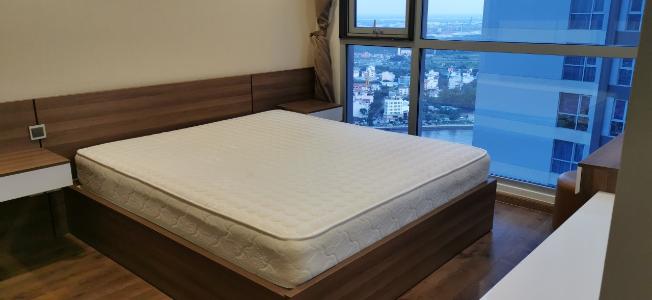 Phòng ngủ Vinhomes Central Park Căn hộ Vinhomes Central Park tầng cao mát mẻ, đầy đủ nội thất.