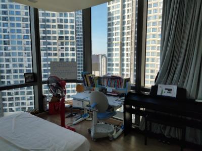 Phòng ngủ Vinhomes Central Park Căn hộ Vinhomes Central Park tầng cao, hướng Tây Nam