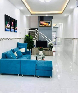 Nhà phố Quận Gò Vấp Nhà phố thiết kế 1 trệt và 3 lầu, diện tích 44m2 bàn giao đầy đủ nội thất.