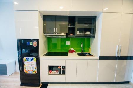 Bếp căn hộ RIVERGATE RESIDENCE Cho thuê căn hộ 1 phòng ngủ RiverGate Residence, tháp B, diện tích 26m2, đầy đủ nội thất
