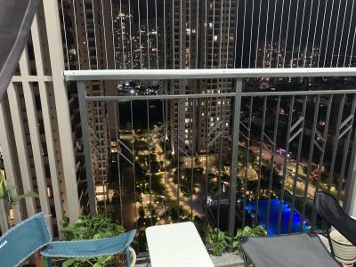 View ban đêm Saigon South Residence Căn hộ Saigon South Residence hướng ban công nam nội thất cơ bản diện tích 65.3m²